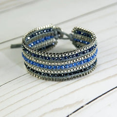 Looped Bracelet -Sapphire