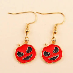 Cute Enamel Halloween Dangle Earrings