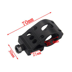 Powerful 532nm Red Green Laser Pointer Sight Hunting Emitter 45 Degree Ring Rail Tactical Weapon Laser Gun Flashlight