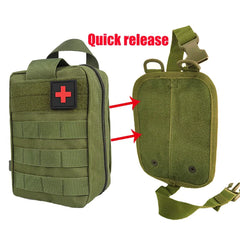 Tactical First Aid Kit Medical Molle Rip Away EMT IFAK Survival Emergency Bag