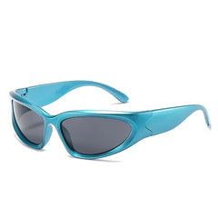 Wrap Around Oval Sunglasses UV400