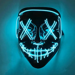 Wireless Halloween LED Purge Mask