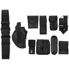 10In1 Tactical Security Duty Belts Multifunctional Gun Holster Flashlight Pouch Sets Utility Kit Belt Police Duty Belt