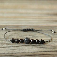 Diffuser Bracelet, Black Tourmaline Bracelet, Beaded Diffuser, Essential Oil Diffuser Bracelet, Yoga Bracelet, Diffuser Jewelry