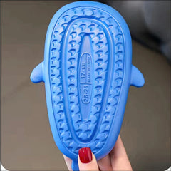 Cute Baby Shark Sandals for children Kawaii Beach Slippers Shark Shoes Non-slip Boys Girls Fish Garden Clogs Kids Water Shoes