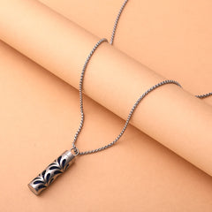 Long Strip Stainless Steel Aromatherapy Necklace Perfume Diffuser Essential Oil Diffuser Pendant Necklace Jewelry Accessories