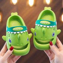 Cute Baby Shark Sandals for children Kawaii Beach Slippers Shark Shoes Non-slip Boys Girls Fish Garden Clogs Kids Water Shoes