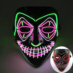 Wireless Halloween LED Purge Mask