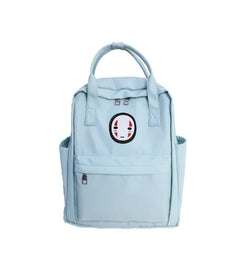 Cute No Face Canvas School Bag