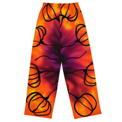 All-over print unisex wide-leg pants