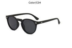 Designer Polarized Round Lens Sunglasses