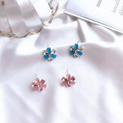 Fashion Opal Flower Earrings