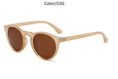 Designer Polarized Round Lens Sunglasses