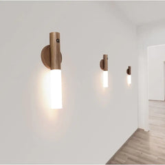 LED USB Wireless Wood Stick Night Light