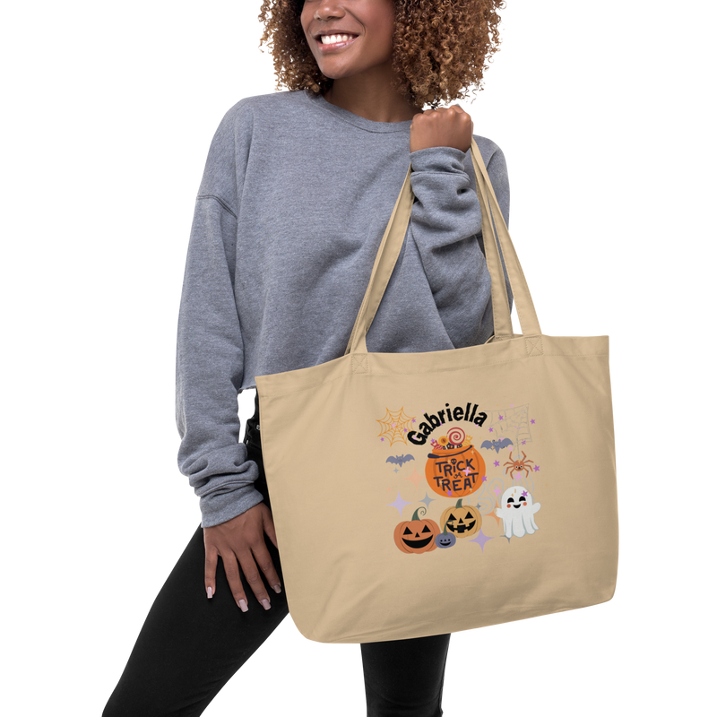 Large organic tote bag