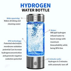 Portable Hydrogen-Rich Water Generator