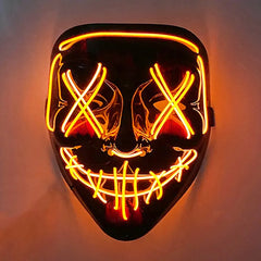 Wireless Halloween LED Purge Mask