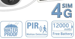 4G Solar Surveillance Camera Waterproof