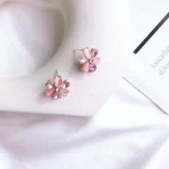 Fashion Opal Flower Earrings