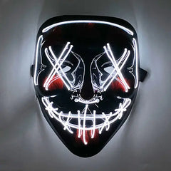 Wireless Halloween LED Purge Mask